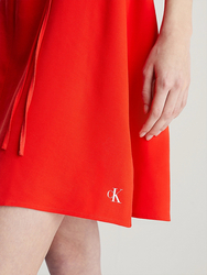 Calvin Klein dámské červené šaty - L (XA7)