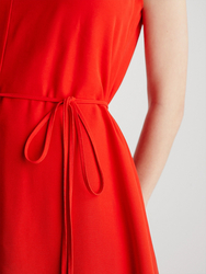 Calvin Klein dámské červené šaty - L (XA7)