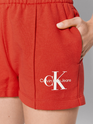 Calvin Klein dámské červené teplákové šortky - L (XL1)