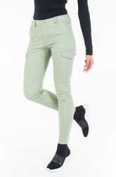 Calvin Klein dámské khaki zelené kalhoty - 26/30 (L9A)