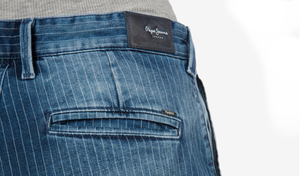 Pepe Jeans dámské džínové šortky Naomie s proužkem - 26 (0)