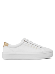 Tommy Hilfiger dámské bílé tenisky Essential Vulc Canvas Sneaker - 36 (YBS)
