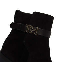 Tommy Hilfiger dámské černé kotníkové boty - 41 (990)