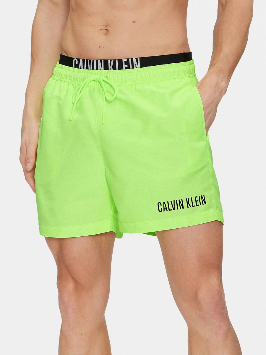 Calvin Klein pánské fosforové plavky - XXL (M0T)
