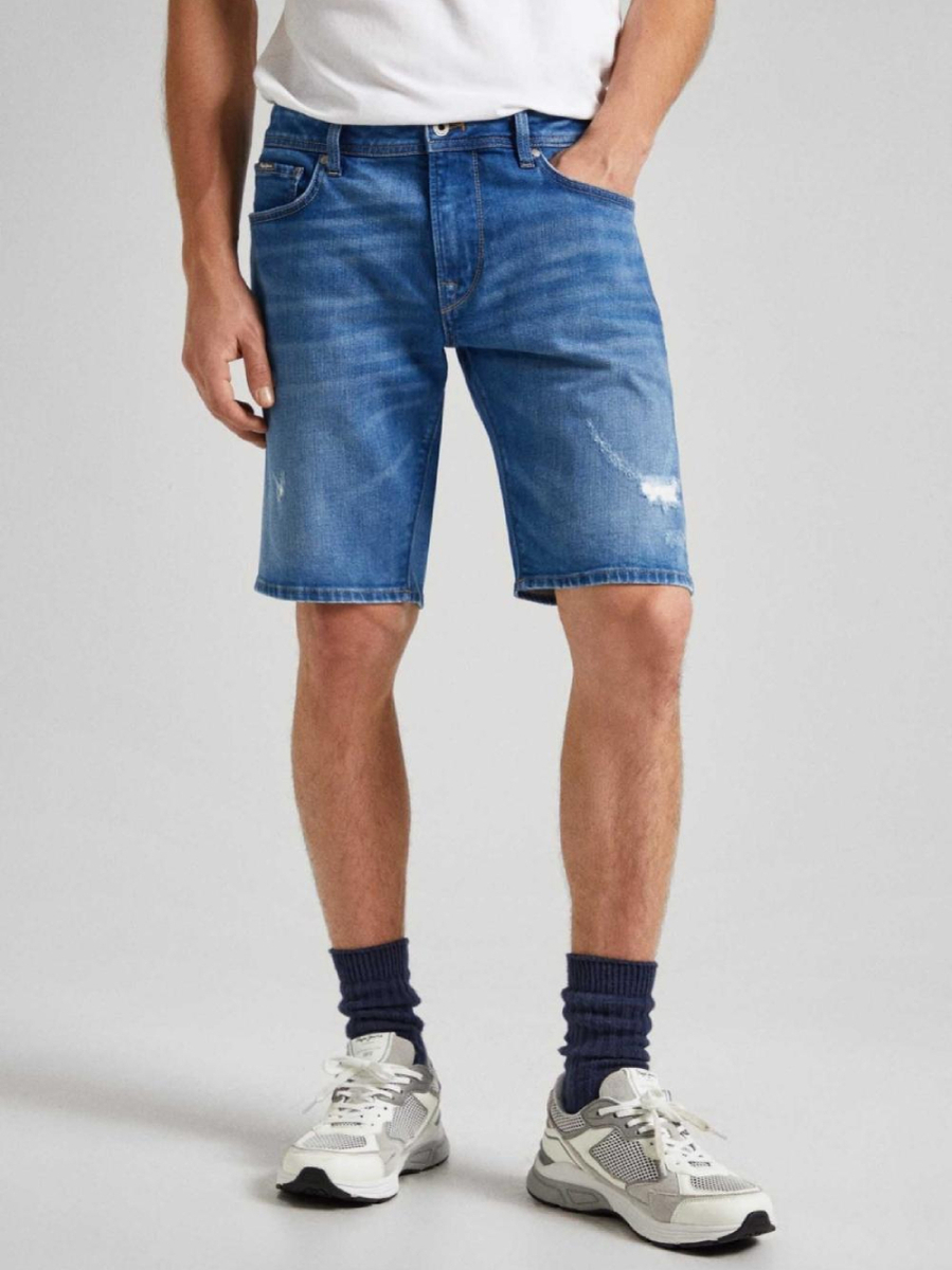 Pepe Jeans pánské modré šortky - 33 (000)