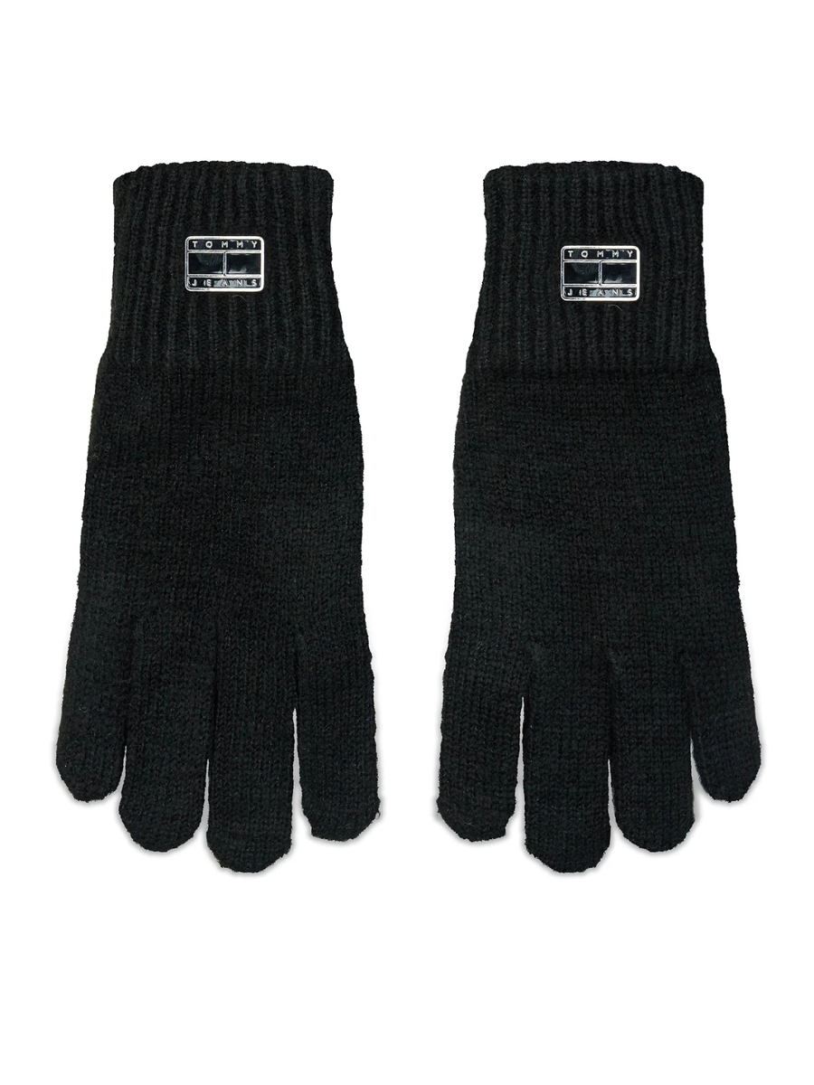 Tommy Jeans dámské černé rukavice - S-M (BDS)