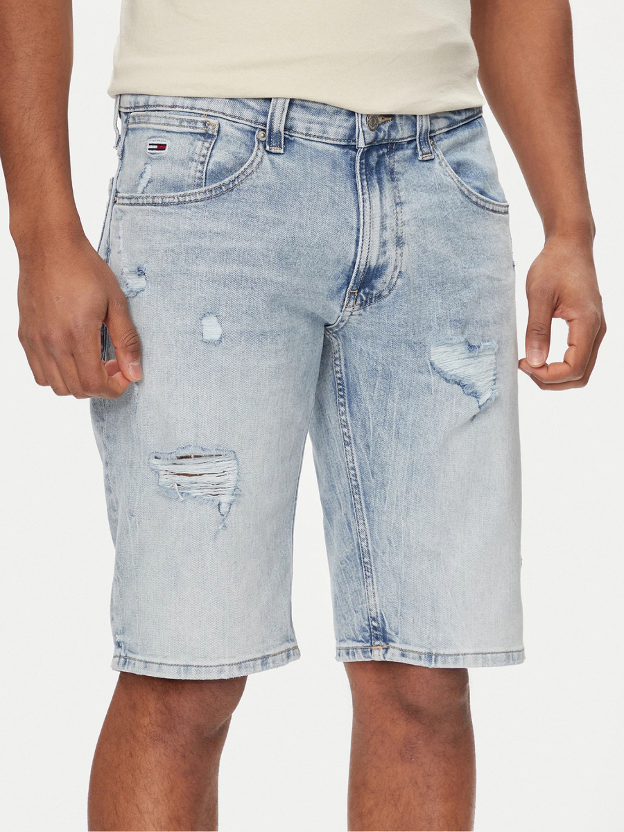 Tommy Jeans pánské světle modré džínové šortky - 30/NI (1AB)