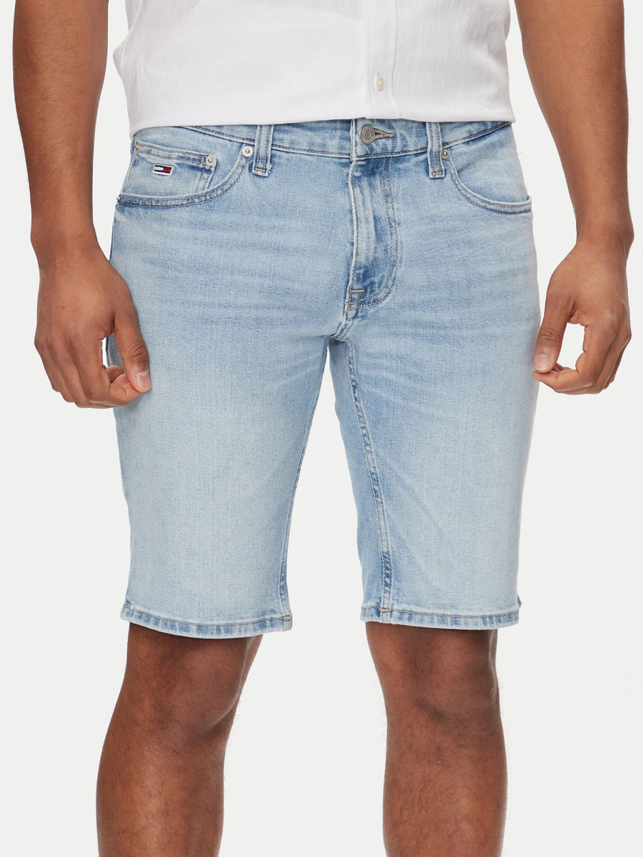 Tommy Jeans pánské světle modré džínové šortky - 32/NI (1AB)