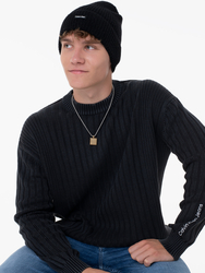 Calvin Klein pánská černá čepice - OS (BEH)