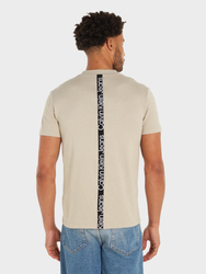Calvin Klein pánské béžové tričko - M (PED)