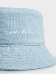 Tommy Jeans dámský modrý džínový klobouk - OS (0GY)