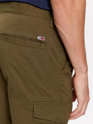 Tommy Jeans pánské khaki kalhoty Austin - 32/32 (MR1)