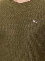 Tommy Jeans pánský khaki svetr - M (MR1)