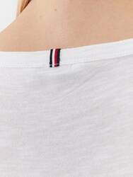 Tommy Hilfiger dámské bílé tričko Slim - S (YCF)