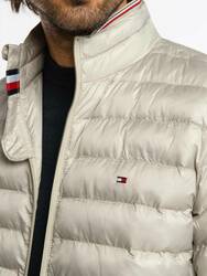 Tommy Hilfiger pánská smetanová bunda Packable - S (PQT)