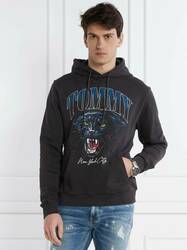 Tommy Jeans pánská černá mikina Panther - S (BDS)