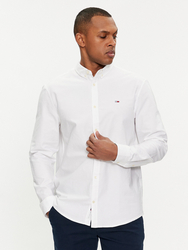 Tommy Jeans pánská bílá košile Oxford - XXL (YBR)