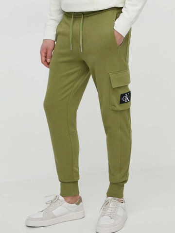 Calvin Klein pánské khaki zelené tepláky