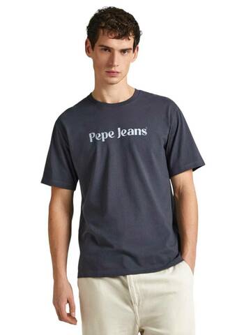 Pepe Jeans pánské tmavě šedé tričko