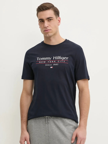 Tommy Hilfiger pánské tmavě modré tričko