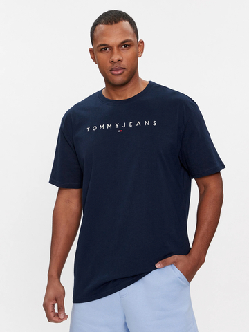 Tommy Jeans pánské tmavěmodré tričko